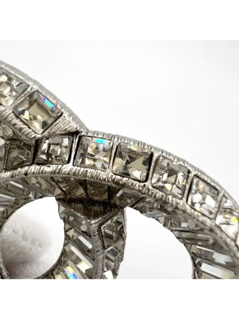 CHANEL name brooch
